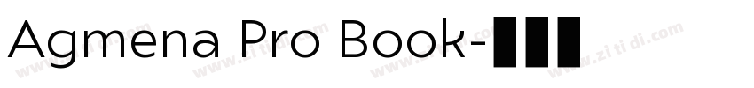 Agmena Pro Book字体转换